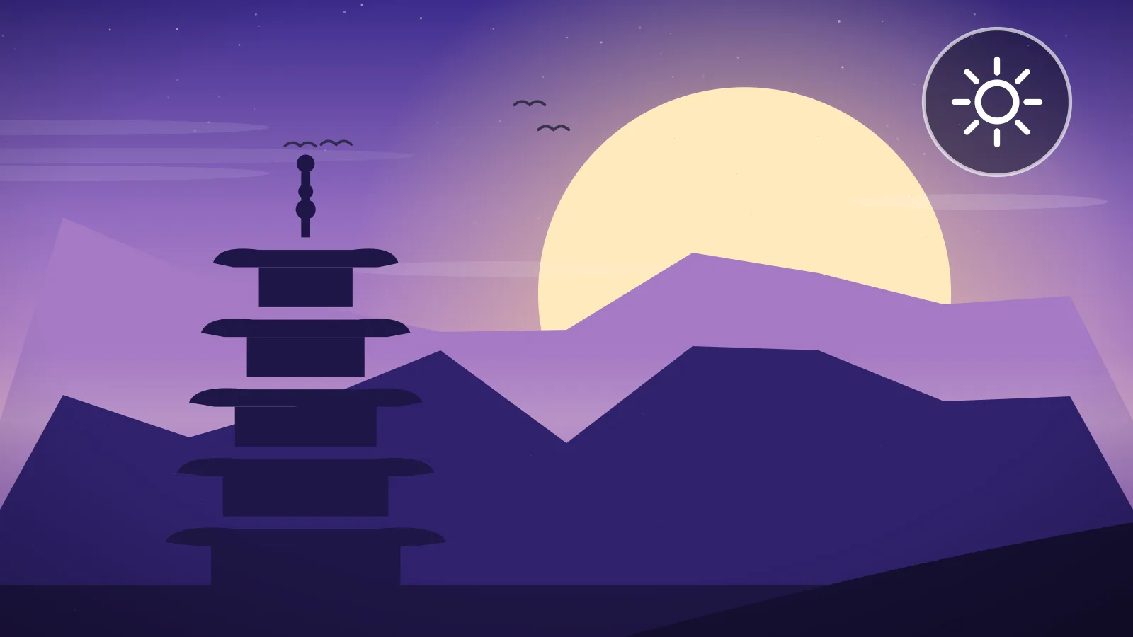 Best time to visit Kyoto — five-story pagoda and temple rooftops at golden hour, Japan