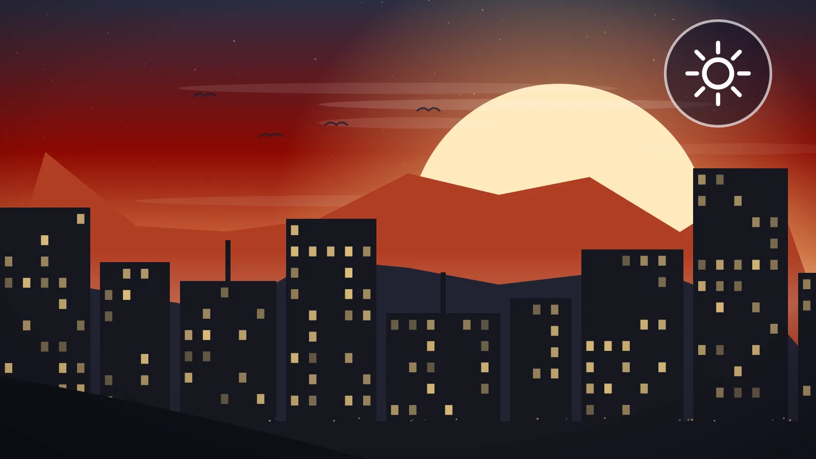 Best time to visit Manila — skyline over Manila Bay at fiery sunset, Philippines