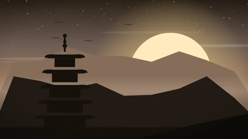 Gyeongju travel guide — Silla stone pagoda and royal tomb mounds at dusk, South Korea