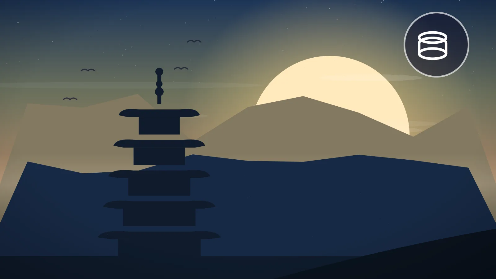 Nara travel budget — five-story pagoda silhouette above the hills at dawn, Japan
