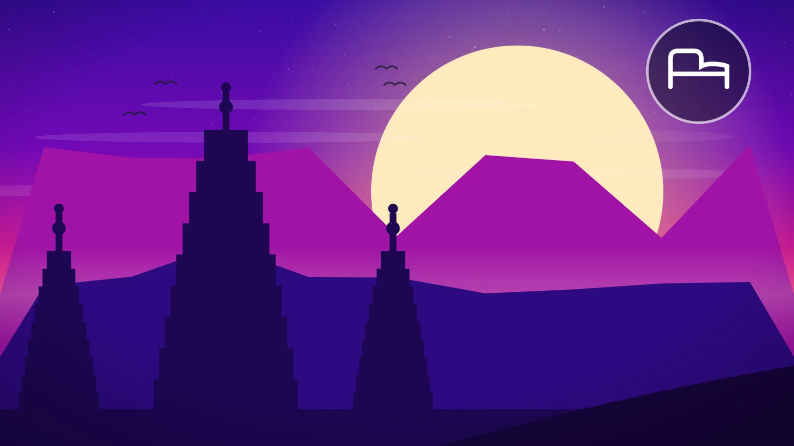 Where to stay in Bangkok — Wat Arun temple spires against a purple dusk sky, Thailand